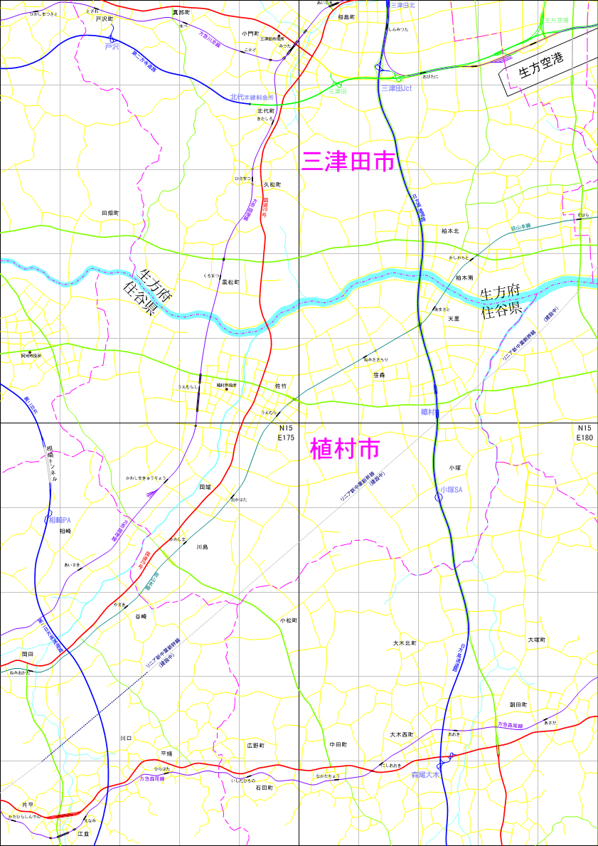 架空地図(図葉名:植村)