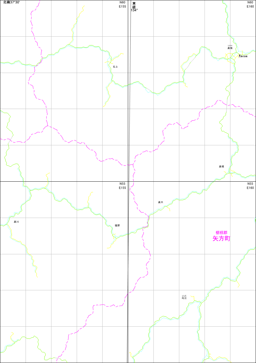 架空地図(図葉名:矢方町)
