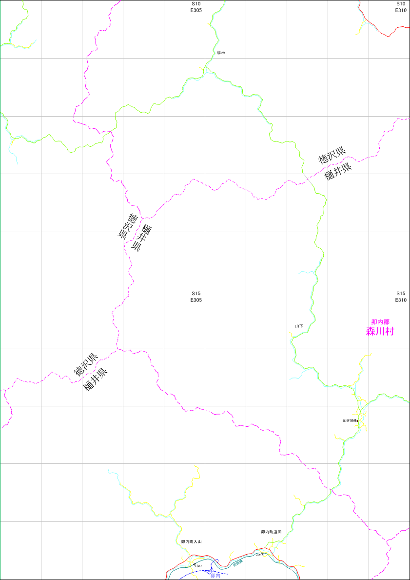 架空地図(図葉名:史呉森川)