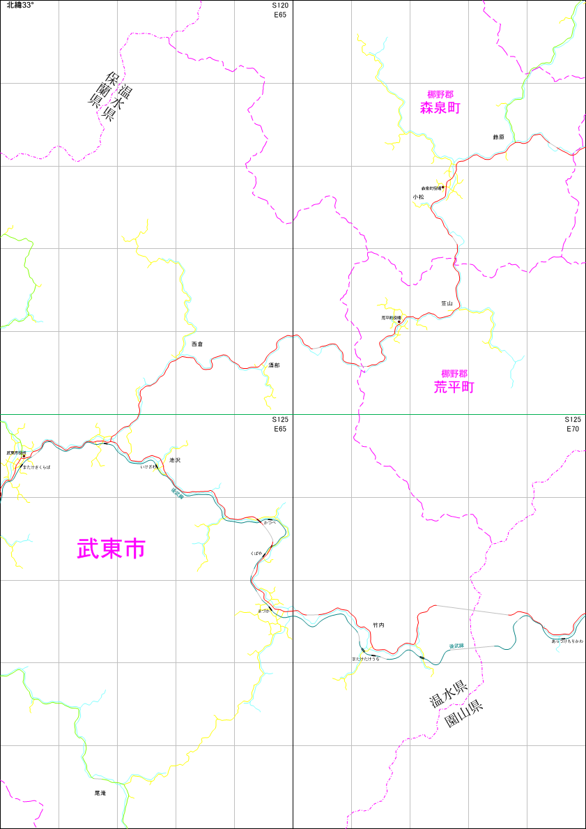 架空地図(図葉名:武東)