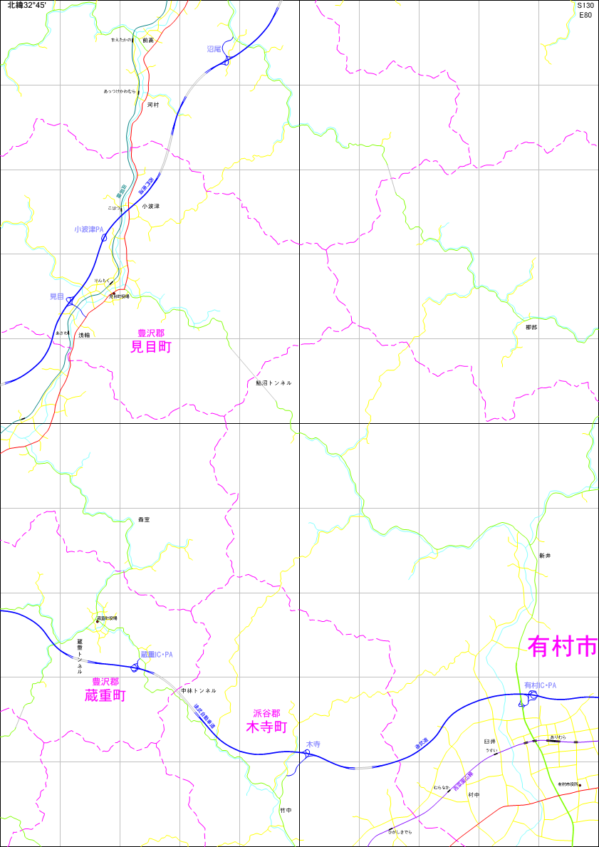 架空地図(図葉名:有村)