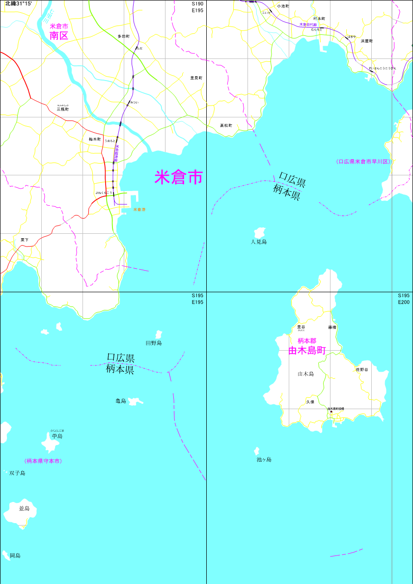 架空地図(図葉名:米倉南)